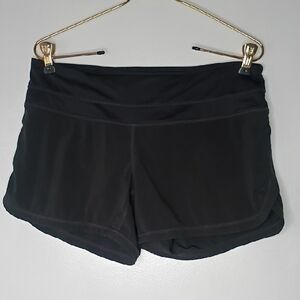 90s lululemon Athletica Groove Women's Black Running Shorts  y2k size 6